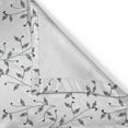 thumbnail image 5 of Ambesonne Leaf Grommet Curtain, Minimalist Eco Pattern, 50" x 108", Grey White, 5 of 6