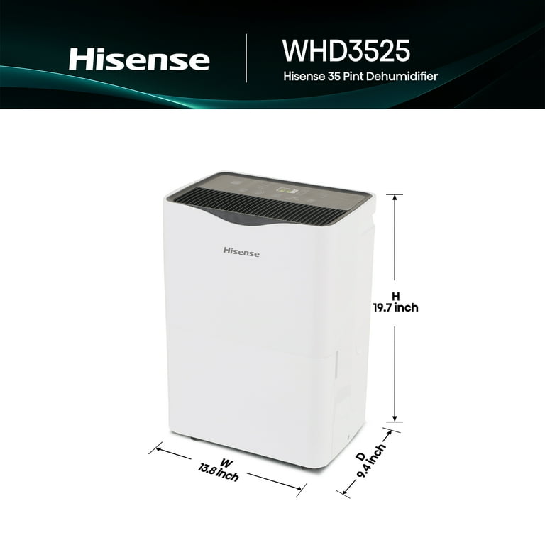 ハイセンス g5nUHD Hisense Dehumidifier 35 Pint for Up to 3000 Sq Ft Energy
