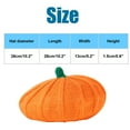 thumbnail image 3 of POETANCE Parent Child Hat Halloween Pumpkin Hat Adult Winter Warm Cotton Running Sports Warm Parent Child Knitted Hat Adult style Orange One Size, 3 of 9