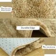 thumbnail image 4 of Wellber Shag Rugs Fluffy Tie-Dyed Area Rug for Bedroom Living Room Carpet Home Decor,4'x6',Khaki, 4 of 7