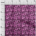 thumbnail image 2 of oneOone Silk Tabby Fuschia Pink Fabric Abstracts Sewing Fabric By The Yard Printed Diy Clothing Sewing Supplies 42 Inch Wide, 2 of 5