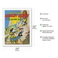thumbnail image 2 of Ye Olden Days - Starring Mickey Mouse Minnie Mouse - Vintage Film Movie Poster c.1933 - Japanese Unryu Rice Paper Art Print 24 x 32 in, 2 of 4