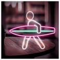 thumbnail image 1 of Letrero De Neón LED Con Diseño Tabla Surf Para Hombre, Decoración Artística Oceánica, Para Sala Juegos, Dormitorio, Bar, Estar 42cm, 1 of 2