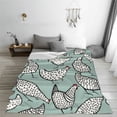 thumbnail image 5 of Pofeuu Hand Drawn Chickens Print Ultra-Soft Micro Fleece Blanket,for Bed Or Sofa,All Season Throw Blankets Flannel Blanket-50"x40", 5 of 7