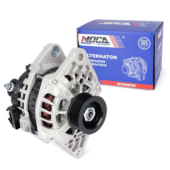 MOCA AUTOPARTS New Alternator Fit for 2012-2017 Hyundai Accent 1.6L & 2012-2017 Hyundai Veloster 1.6L & 2012-2013 Kia Rio 1.6L