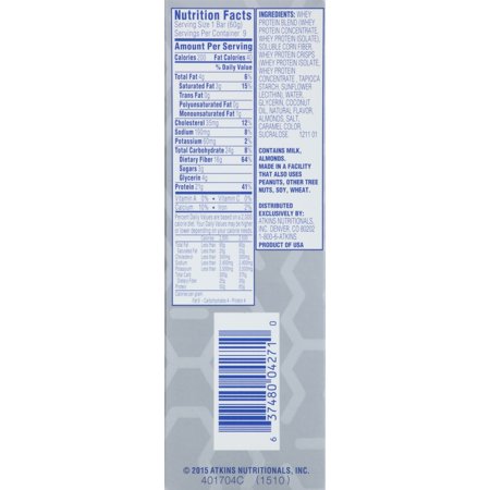 Atkins® Lift Salted Caramel Crunch Protein Bar 9-2.1 oz. Box