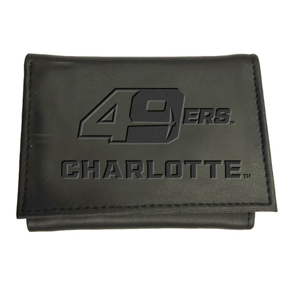 Black Charlotte 49ers Hybrid Tri-Fold Wallet