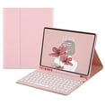 thumbnail image 1 of iPad Mini 6th Generation 2021 8.3 inch Keyboard Case Cute Round Key Color Keyboard Wireless Detachable BT Keyboard Cover with Pencil Holder for Mini 6 (Mini6, Pink), 1 of 7