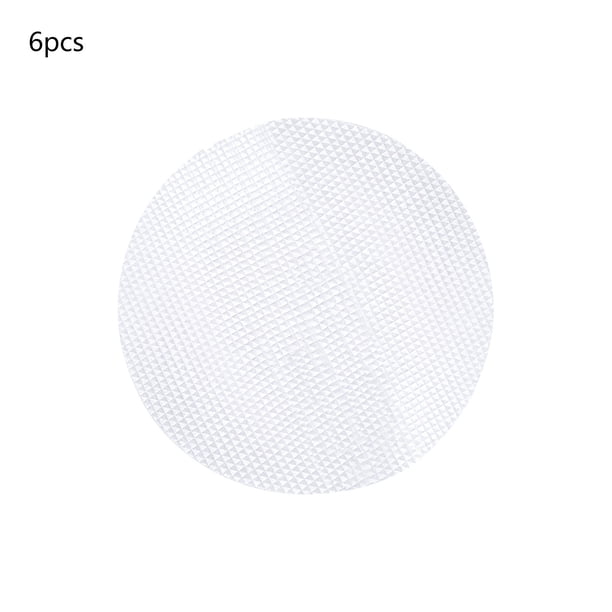 Tiras Adhesivas de Ducha Redonda Baño Antideslizante 3.93 Pulgadas 6 Paquete para Bañera Ducha Piso Escaleras Azulejos Durables Impermeables