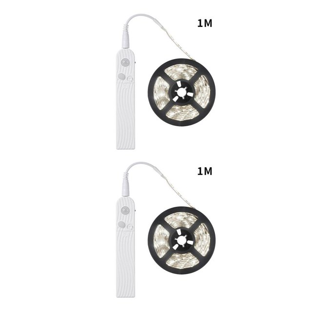 Ounissouiy Tira de lámpara de gabinete con batería de inducción LED 1.5W 200lm Type1 NO1
