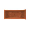 thumbnail image 6 of Bloem Dayton 27" Wide Plastic Planter Box - 100% Recycled Plastic Outdoor Rectangular Pot for Deck, Patio & Porch, Terra Cotta, 3-Pack, 6 of 7