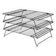 thumbnail image 3 of Tendedero plegable de 3 niveles para pintar modelos, fácil de usar, con accesorios, resistente y estable, de acero inoxidable, para piezas de modelos, 3 of 8