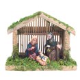 thumbnail image 1 of Escena de la Natividad de Navidad Decoración Resina Escena de la Natividad Casa Esculturas (B), 1 of 5