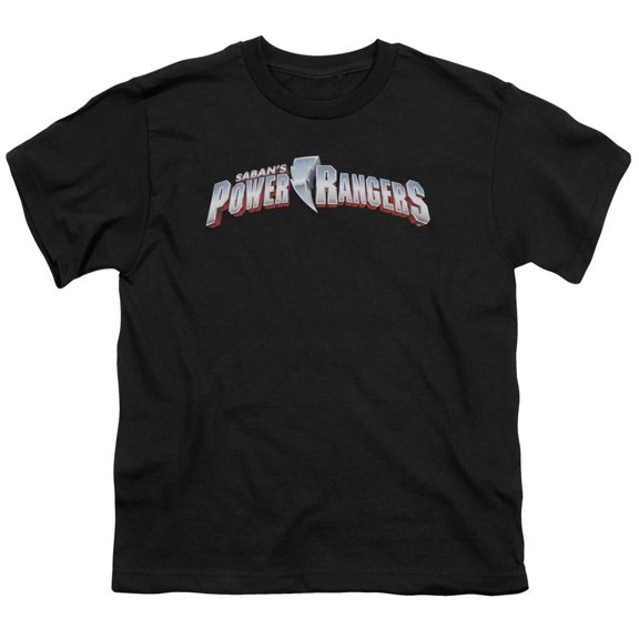 Power Rangers - New Logo - Youth Short Sleeve Shirt - Medium