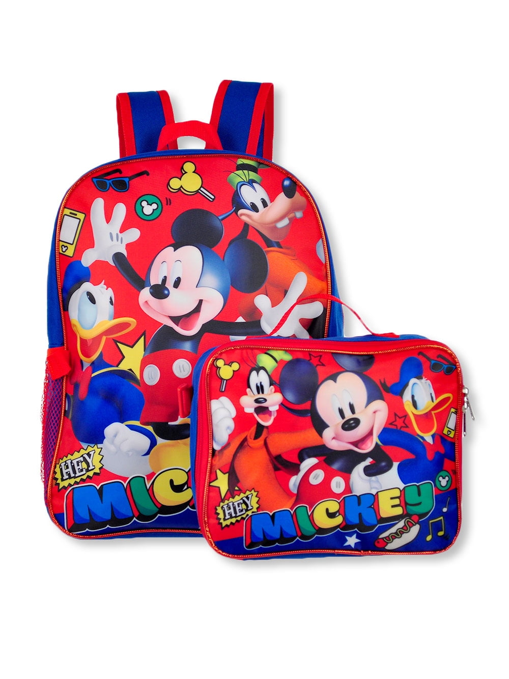 Super Mario Boys School Deluxe Backpack Lunch box Book Bag SET Kids Toy Gift 
