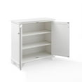 thumbnail image 6 of Pemberly Row MDF Wood and Birch Veneer Storage Cabinet in White, 6 of 14