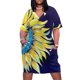 thumbnail image 2 of Sunflower on Canvas Loose Pocket Dress cute dress women clothing 2025 new arrivals elegant dresses plus sizes dresses for prom, 2 of 7