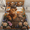55x60, variant on Lotusprint LLC Highland Cow Cute Farm Animal Floral Quilt Bedding Set, Rustic Country Bedroom Decor, Cozy Farmhouse Bed Set