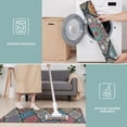 thumbnail image 6 of Multicolor Ethnic Mandala Pattern Kitchen Rugs Sets Of 3,Kitchen Runner Rugs Non Skid Washable,Decorative Kitchen Floor Mats for Kitchen,Sink,Laundry,17"x30"+ 17"x47" + 17"x59", 6 of 6