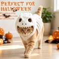 thumbnail image 2 of Dog Cat Pet Dinosaur Skeleton halloween Costume, Soft Plush T Rex Halloween Outfit with 3D Bone Hood for Medium Large Pets.S, 2 of 8