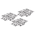 thumbnail image 3 of Patchs en Fer, 78 Pièces en Polyester Blanc Noir A à Z Lettres Patchs pour Rideaux pour Pantalons, 3 of 8