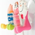 thumbnail image 4 of SPRING PARK Toothbrush Holder,Cute Cartoon Animal Toothbrush Holder With Suction Cup,Kids Toothbrush Holder,Suction Cup Hook, 4 of 7