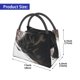 thumbnail image 2 of Easygdp Black And White Boston Terrier Bolsa de Almuerzo Insulada Reutilizable, Bolsa de Mano y Bandolera para Oficina, Trabajo, Viajes, 2 of 6