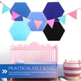 thumbnail image 3 of Raindrops  5 Pcs Adhesive Display Board Fabric Bulletin Decorations Office, 3 of 8