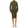 thumbnail image 4 of Women's Elegant 2-Piece Suit Set, Open Front Blazer and Pencil Skirt Workwear Outfit, 4 of 7