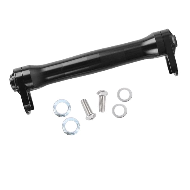 Bikes s Alloy Extension Rod for Folding Rear Cargo Rack Mount Cycling Telescopic Bar - Black