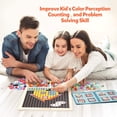 thumbnail image 4 of Rompecabezas de mosaico de madera para niños, bloque de patrón de forma de 370 piezas, juego de mesa de píxeles STEM Montessori juguetes regalo para niños pequeños bebés niñas Ormromra HMHZ535, 4 of 9