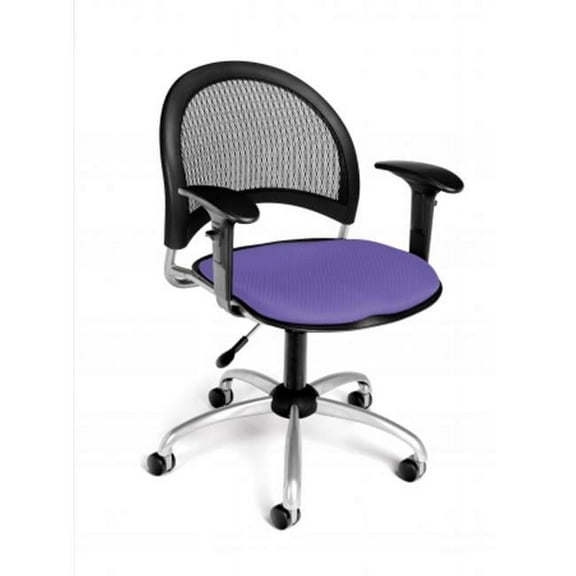 OFM 336-AA3-2202 Moon Swivel Chair With Arms - Lavender