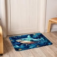 thumbnail image 6 of Shark Non-Slip Machine Washable Polyester Kitchen Mat Indoor Rug Kitchen Rug, 6 of 6