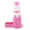 Pink, variant on yuehao pet supplies 3 in 1 hamster water bottle holder 125ml dispenser with base hut small pet blue