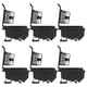 thumbnail image 1 of UK5- UK5RD with LED DIN Rail Fuse Terminal Base Disconnect Terminal Block Screw Clip (Pack of 6Pcs,Black), 1 of 5