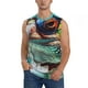 thumbnail image 1 of Balery Stylish Sunglasses Iguana Camisetas sin mangas para hombre, absorbe la humedad y protege contra el mal olor.-X-Large, 1 of 7