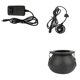 thumbnail image 2 of Teissuly Halloween Mist Maker Fogger Black Witch Cauldron Fog Maker with Color Changing LED Light Water Fountain Pond Mist Maker for Halloween Outdoor Party Decoration Teissuly WER202310160695, 2 of 9