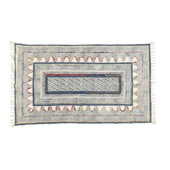 Oussum Traditional Jute Cotton Area Rug Living Room Décor Runner Kitchen Rugs Online