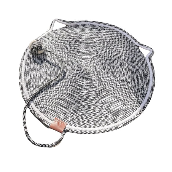 Alfombrilla rascador para gatos, juguetes antideslizantes para gatos, para proteger el suelo del sofá o sillón. blanco negro