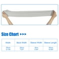 thumbnail image 4 of Manga de brazo de protección solar Unique Bargains suave enfriamiento poliéster con orificio para el dedo para golf mujer gris, 4 of 7