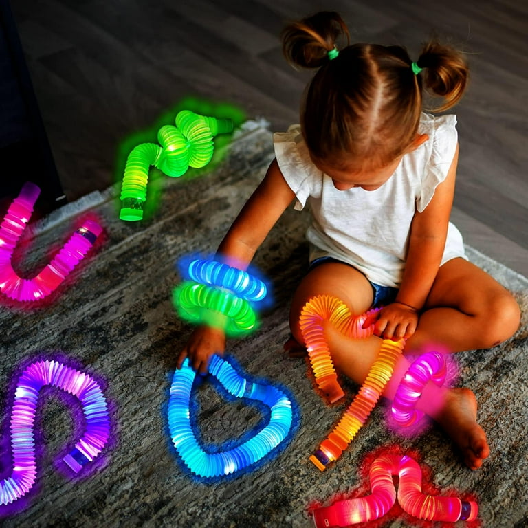 Glow Sticks Camping Essentials for Toddlers Light Up Pop Tube