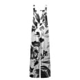 thumbnail image 4 of New One Piece Jumpsuits for Women Summer Fashion Button Pocket Printed Loose Jumpsuit Save to 65% off!, 4 of 7