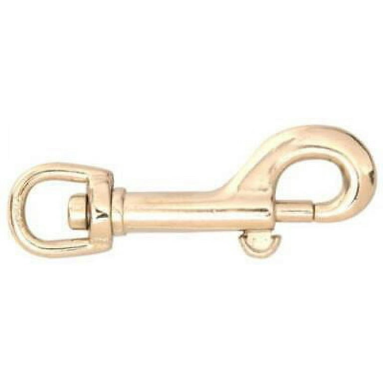 Campbell Nickel Plated/Iron Iron Bolt Snap 60 lb 2-15/16 in. L Campbell Nickel Plated/Iron Iron Bolt Snap 60 lb 2-15/16 in. L