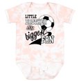 thumbnail image 3 of Inktastic Little Brother and Biggest Fan Soccer Player Boys Baby Bodysuit, 3 of 5