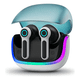 thumbnail image 1 of Audífonos Bluetooth Gamer Inalámbricos  Malubero Azul BLANCO, 1 of 5