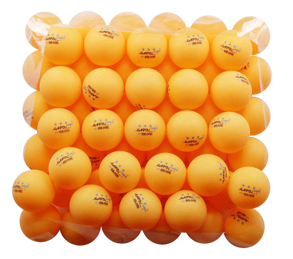 KEVENZ 50-pack 3-star 40mm Orange Table Tennis Balls Advanced Ping Pong Ball for sale online 