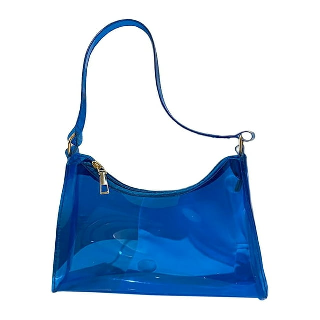 CHOK Shoulder Bag Transparent Large Capacity PVC Multipurpose Korean Style Jelly Handbag Birthday Gift