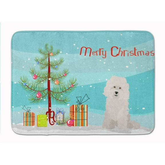 Carolines Treasures CK3492RUG Bolognese Christmas Tree Machine Washable Memory Foam Mat