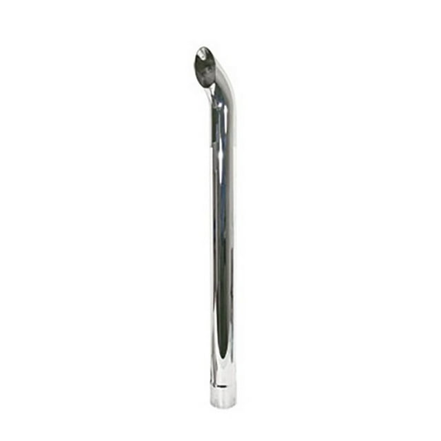 RAParts ZNL89054C New Tractor Chrome Exhaust Stack Curved 48" Long Slotted 3 1/2" ID