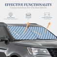 thumbnail image 4 of Fotbe french Bulldog Face 2-Piece Car Windshield Sun Shade | Sun Blocker for Car Windshield | Foldable Automotive Interior Accessories for Sun Protection-Large, 4 of 7